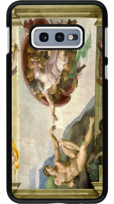 Samsung Galaxy S10e Case Hülle - Kunstbild - Die Erschaffung Adams - Michelangelo