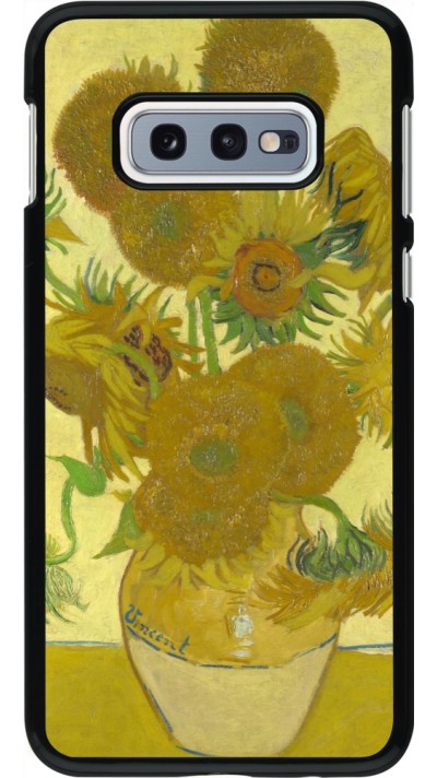 Samsung Galaxy S10e Case Hülle - Kunstbild - Sonnenblumen  - Van Gogh