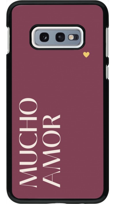 Samsung Galaxy S10e Case Hülle - Valentine 2024 mucho amor rosado
