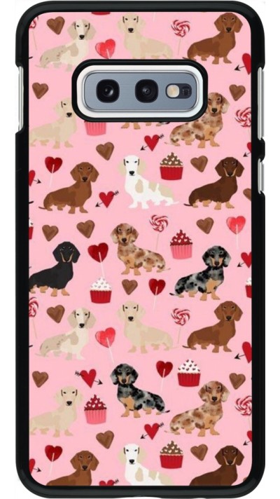 Samsung Galaxy S10e Case Hülle - Valentine 2024 puppy love