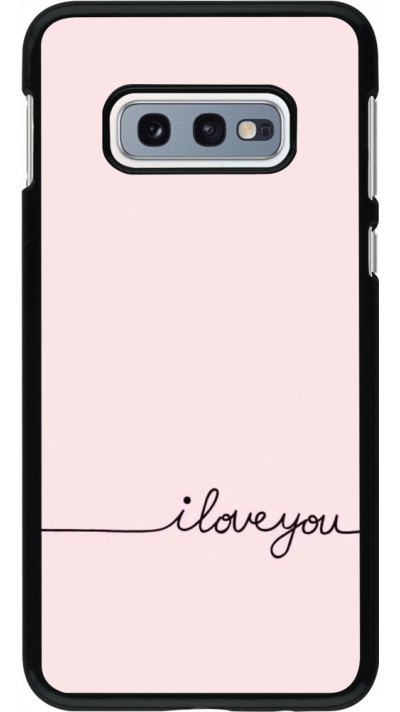 Samsung Galaxy S10e Case Hülle - Valentine 2023 i love you writing
