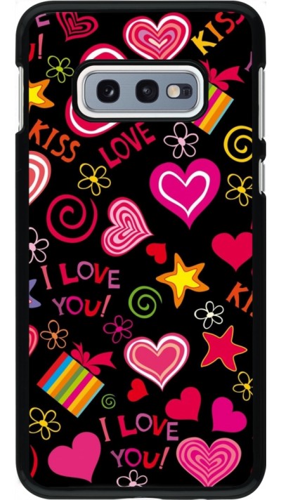 Samsung Galaxy S10e Case Hülle - Valentine 2023 love symbols