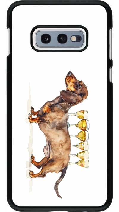 Samsung Galaxy S10e Case Hülle - Wine Teckel