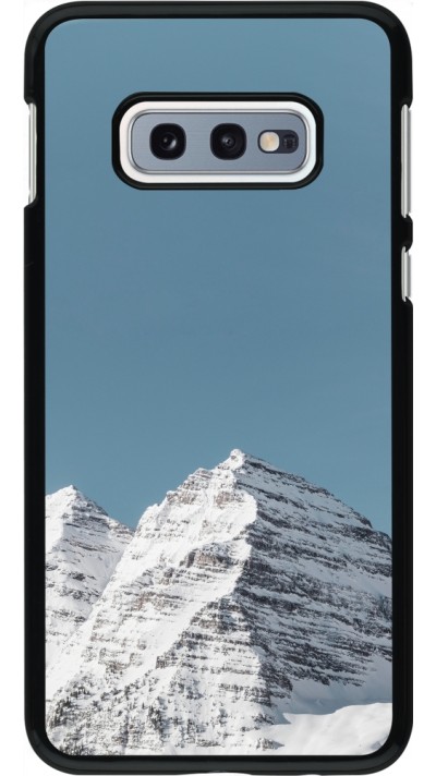 Samsung Galaxy S10e Case Hülle - Winter 22 blue sky mountain