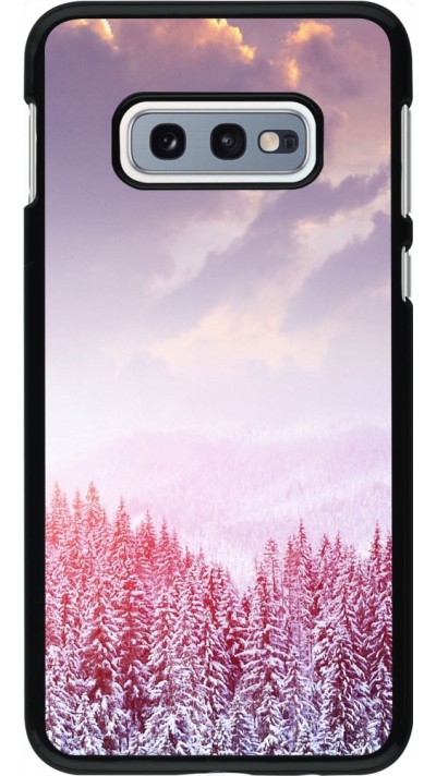 Samsung Galaxy S10e Case Hülle - Winter 22 Pink Forest