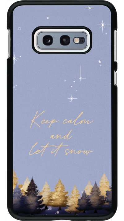 Samsung Galaxy S10e Case Hülle - Winter 25 Winter illustration of trees