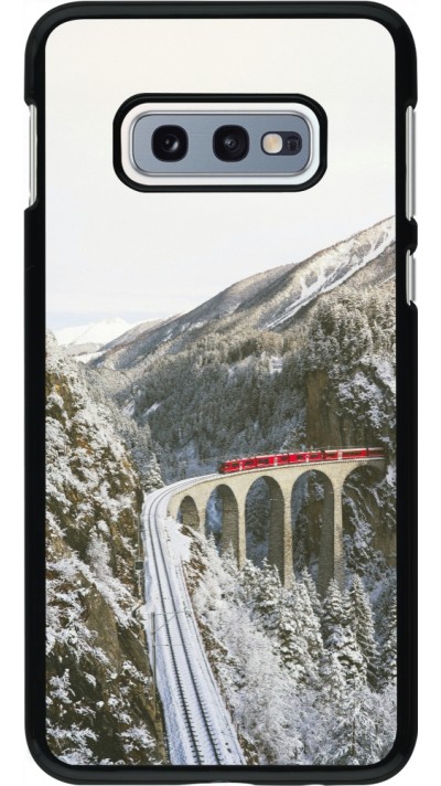 Samsung Galaxy S10e Case Hülle - Winter 25 Winter polar express