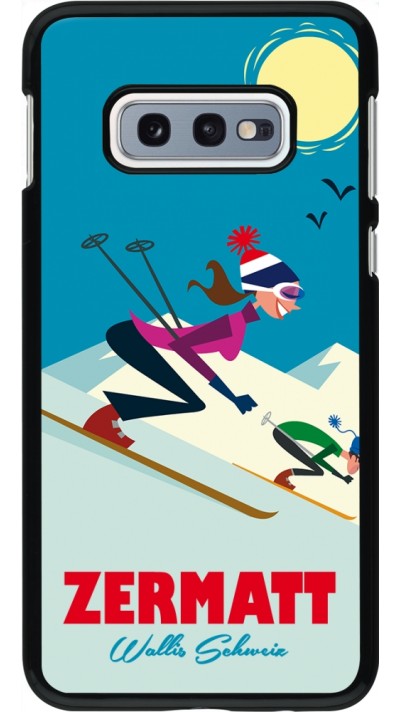 Samsung Galaxy S10e Case Hülle - Zermatt Ski Downhill