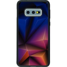 Hülle Samsung Galaxy S10e - Silikon schwarz Abstract Triangles 