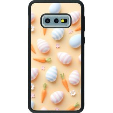 Coque Samsung Galaxy S10e - Silicone rigide noir Easter 2026 Pattern Easter