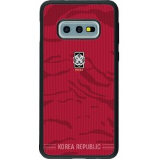 Samsung Galaxy S10e Case Hülle - Silikon schwarz Südkorea 2026 personalisierbares Fussballtrikot