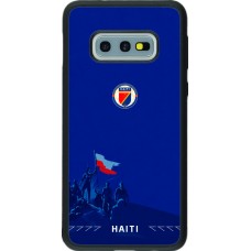 Samsung Galaxy S10e Case Hülle - Silikon schwarz Haiti 2026 personalisierbares Fussballtrikot