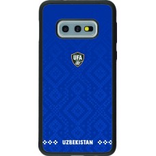 Samsung Galaxy S10e Case Hülle - Silikon schwarz Usbekistan 2026 personalisierbares Fussballtrikot
