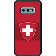 Samsung Galaxy S10e Case Hülle - Silikon schwarz Hockey World Championship Ecusson Suisse