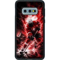 Samsung Galaxy S10e Case Hülle - Silikon schwarz Hockey World Championship Player
