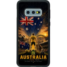 Samsung Galaxy S10e Case Hülle - Silikon schwarz Fussball Australien splash 2026