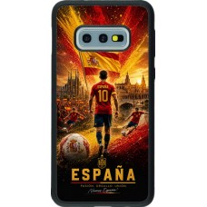 Samsung Galaxy S10e Case Hülle - Silikon schwarz Fussball Espanien splash 2026