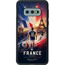 Samsung Galaxy S10e Case Hülle - Silikon schwarz Fussball Frankreich splash 2026