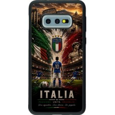 Samsung Galaxy S10e Case Hülle - Silikon schwarz Fussball Italien splash 2026