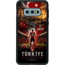 Samsung Galaxy S10e Case Hülle - Silikon schwarz Fussball Türkei splash 2026