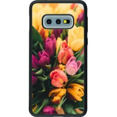 Samsung Galaxy S10e Case Hülle - Silikon schwarz Bouquet of tulips Spring 2026