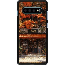 Samsung Galaxy S10+ Case Hülle - Autumn 25 Coffee shop