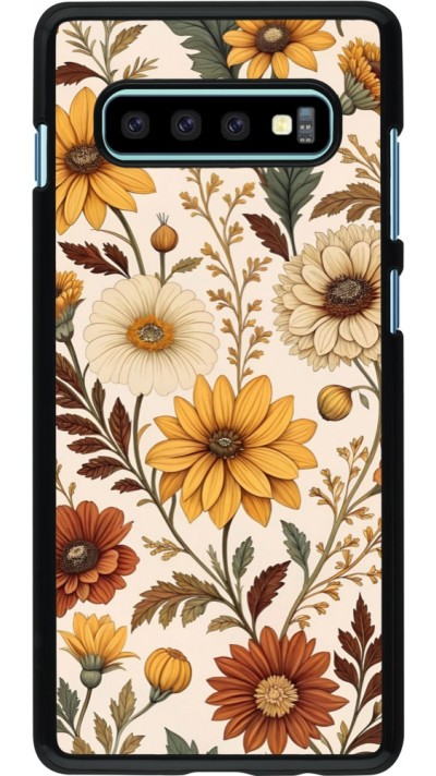 Samsung Galaxy S10+ Case Hülle - Autumn 25 Flower pattern