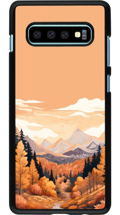 Samsung Galaxy S10+ Case Hülle - Autumn 25 Mountains