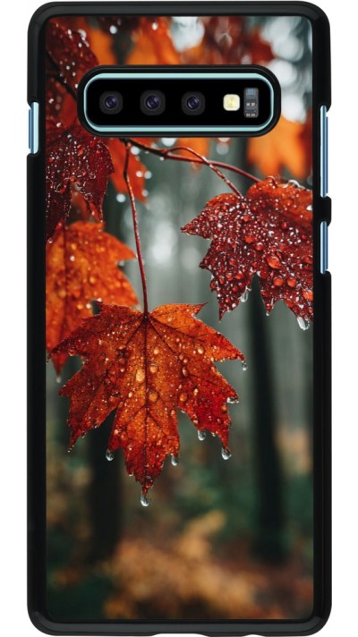 Samsung Galaxy S10+ Case Hülle - Autumn 25 Rain