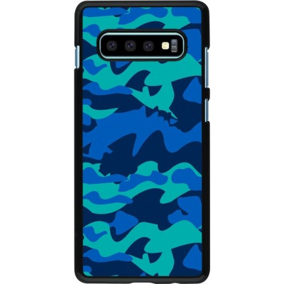 Hülle Samsung Galaxy S10+ - Camo Blue