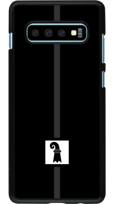 Samsung Galaxy S10+ Case Hülle - Kanton BS schwarz