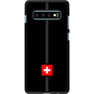 Samsung Galaxy S10+ Case Hülle - Kanton CH schwarz