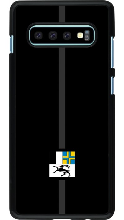 Samsung Galaxy S10+ Case Hülle - Kanton GR schwarz