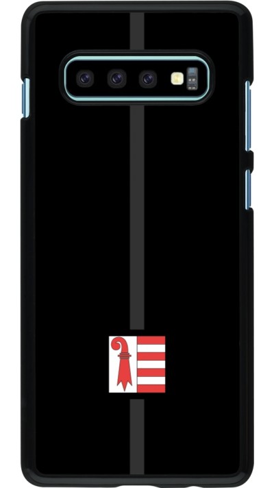 Samsung Galaxy S10+ Case Hülle - Kanton JU schwarz