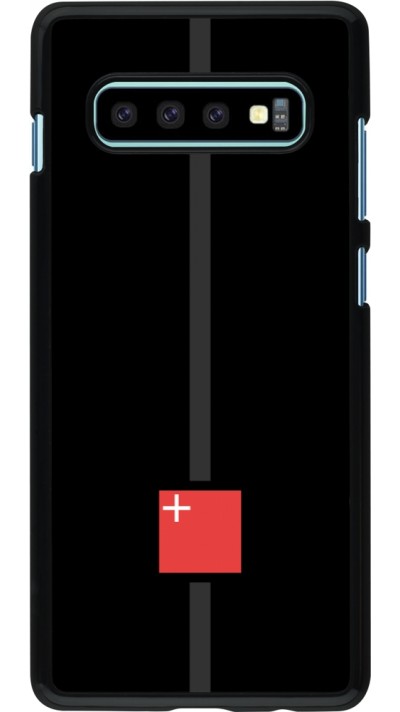 Samsung Galaxy S10+ Case Hülle - Kanton SZ schwarz