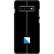 Samsung Galaxy S10+ Case Hülle - Kanton ZH schwarz