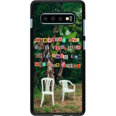 Samsung Galaxy S10+ Case Hülle - Chairs DTMF
