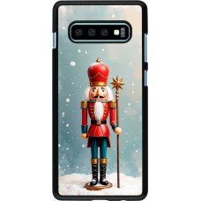 Samsung Galaxy S10+ Case Hülle - Christmas 25 Nutcracker Snow