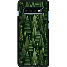 Samsung Galaxy S10+ Case Hülle - Christmas 25 Pattern Xmas Tree