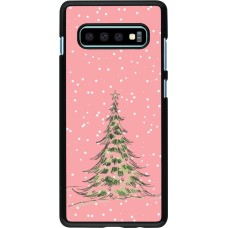 Samsung Galaxy S10+ Case Hülle - Christmas 25 Pink Tree