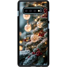 Samsung Galaxy S10+ Case Hülle - Christmas 25 Xmas Decorated Tree