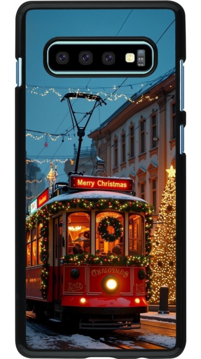 Samsung Galaxy S10+ Case Hülle - Christmas 25 Xmas Train