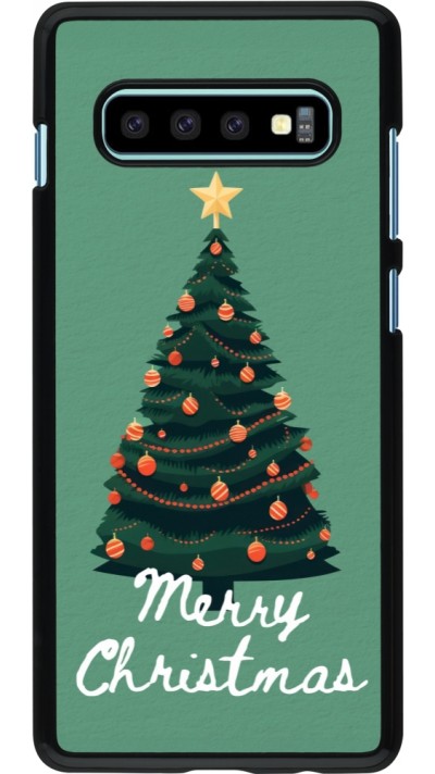 Samsung Galaxy S10+ Case Hülle - Christmas 25 Xmas Tree