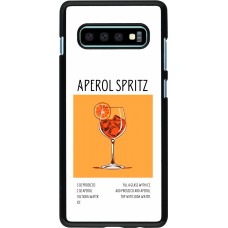 Samsung Galaxy S10+ Case Hülle - Cocktail Rezept Aperol Spritz