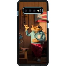 Samsung Galaxy S10+ Case Hülle - Dancing frog DTMF