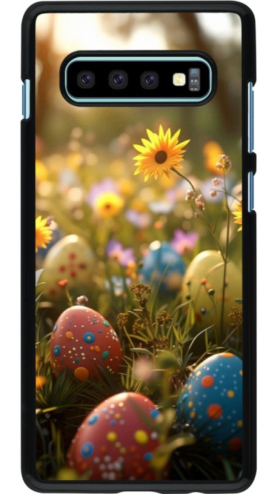 Samsung Galaxy S10+ Case Hülle - Easter 2026 Decorated eggs