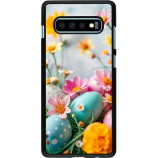 Samsung Galaxy S10+ Case Hülle - Easter 2026 Eggs with flowers
