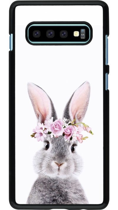Coque Samsung Galaxy S10+ - Easter 2023 flower bunny Coque Samsung Galaxy S10+ - Easter 2023 flower bunny