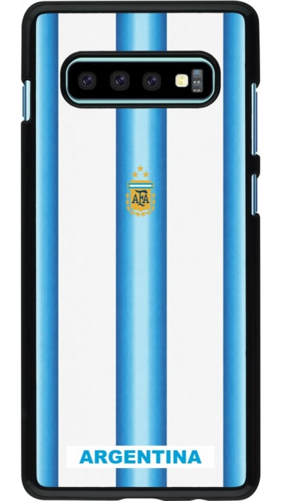 Samsung Galaxy S10+ Case Hülle - Argentinien 2026 personalisierbares Fussballtrikot