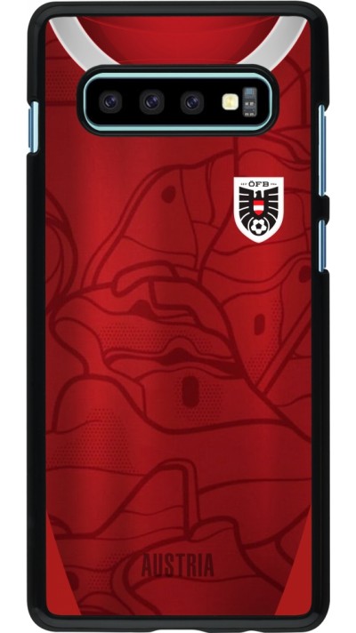 Samsung Galaxy S10+ Case Hülle - Austria personalisierbares Fussballtrikot